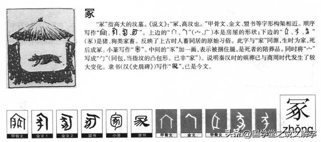 说文解字：陵、林、墓、冢、坟的区别