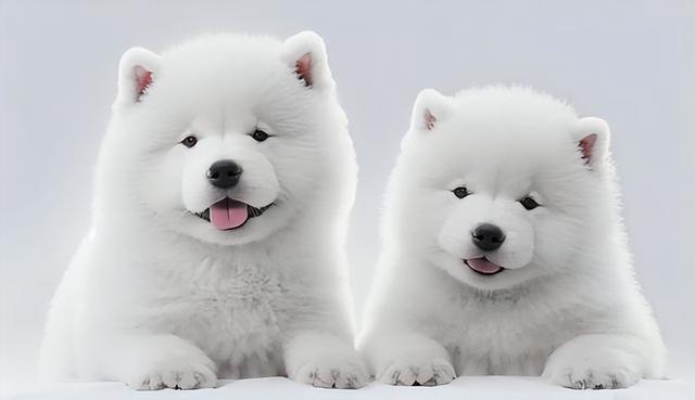 雪中精灵的萨摩耶犬——萨摩耶