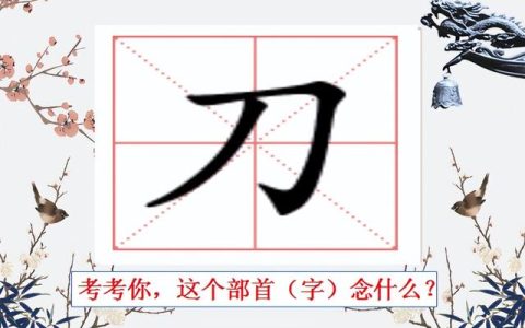 【49】刀 和它部下那些奇奇怪怪的汉字——趣说部首之 刀