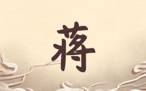 2021年蒋字男孩姓名大全简单洋气有寓意