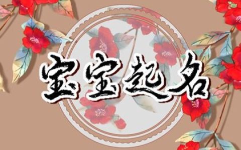 新生儿名字打分测试  这些名字让人惊艳一生