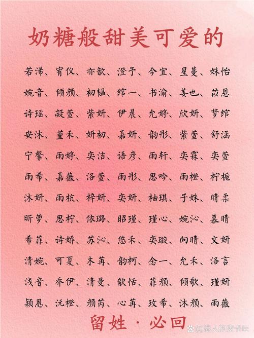 甜美宝宝起名 洋气宝宝起名范例