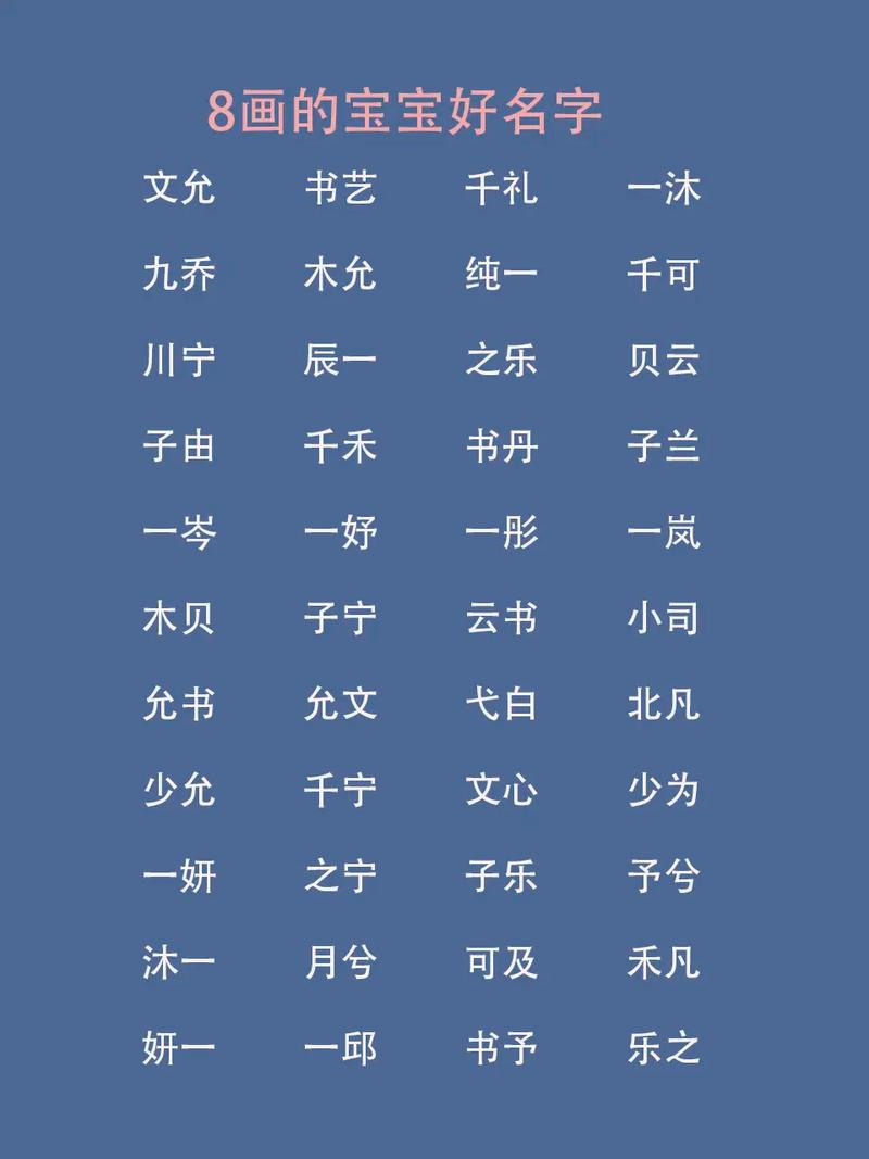笔画女宝宝起名大全图片
