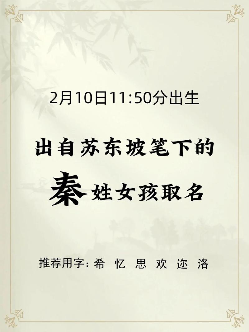 秦性宝宝起名两个字女孩 辛姓女孩起名大全