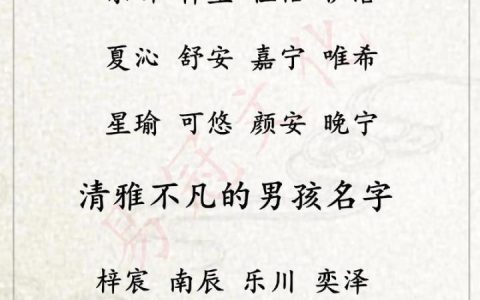 宝宝起名最新版免费测试 姓氏起名大全免费查询