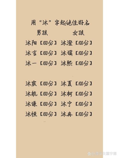 沐字男宝宝起名好吗 公司起名玄沐