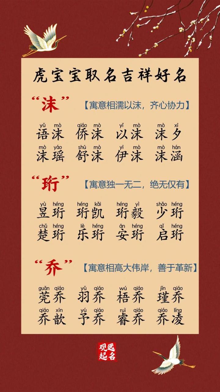 吉祥数字虎年宝宝取名大全 杨姓男孩取名虎年最好的名字
