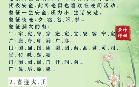 鼠宝宝起名宜用字带舌 72年鼠贸易公司起名