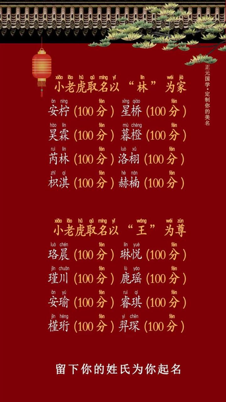 虎宝宝起名带山带木乳名 虎宝宝带水的名字大全