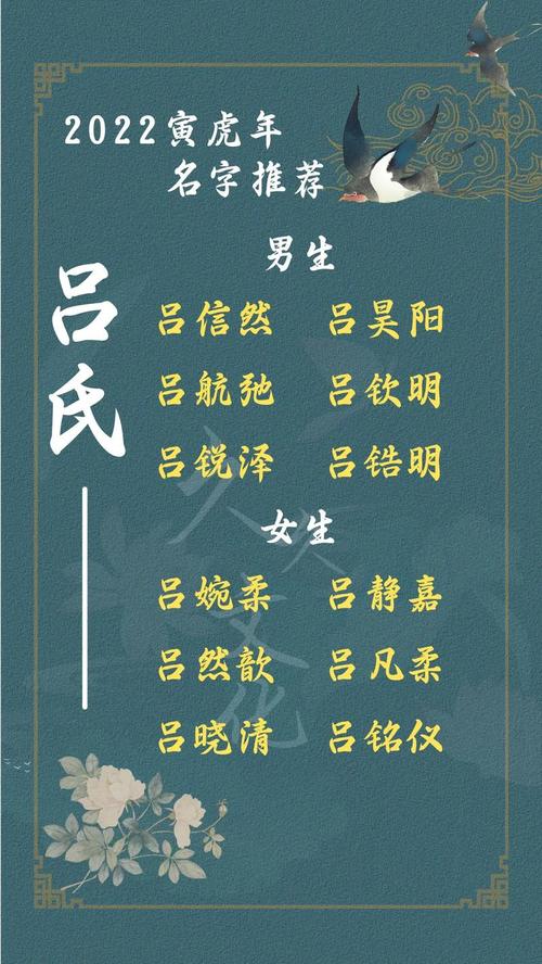 姓吕虎宝宝取名字男孩 吕字虎宝宝名字