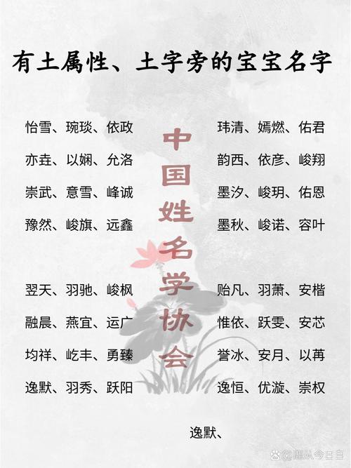 宝宝取名水土属性字怎么取 男孩水土字取名